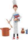 Disney Pixar Featured Favorites Ratatouille Pack with Posable Linguini Figure, Remy & Emile Figures & Accessories, Authentic Look, Collectors Gift