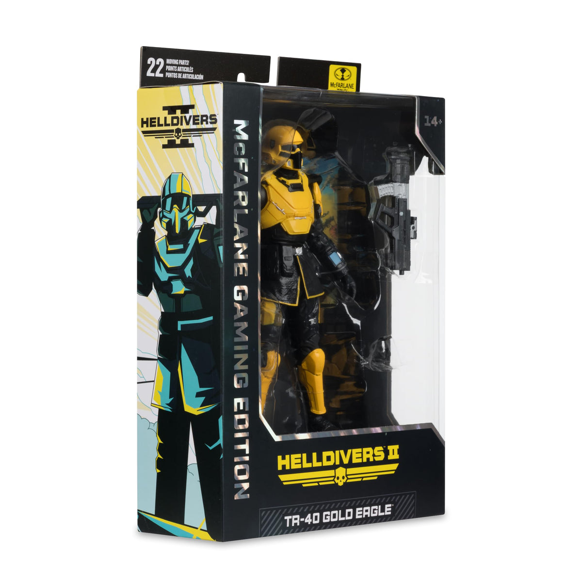 McFarlane Toys- Helldivers 2 T4-40 Gold Eagle 7in Action Figure McFarlane Gaming Edition