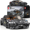 Mould King 27052 Speed Champion Classic Cars MOC Building Sets & Display Case, Creative Racing Car for Boys Age 14+, Cool Vehicles Model Toys Birthday