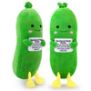 Sprinqdawin Emotional Plush Pickle,Pickle Stuffed Animal-20” Plushies Cucumber Stuffed Animal with Positive Words,Kawaii Plush Toys Birthday