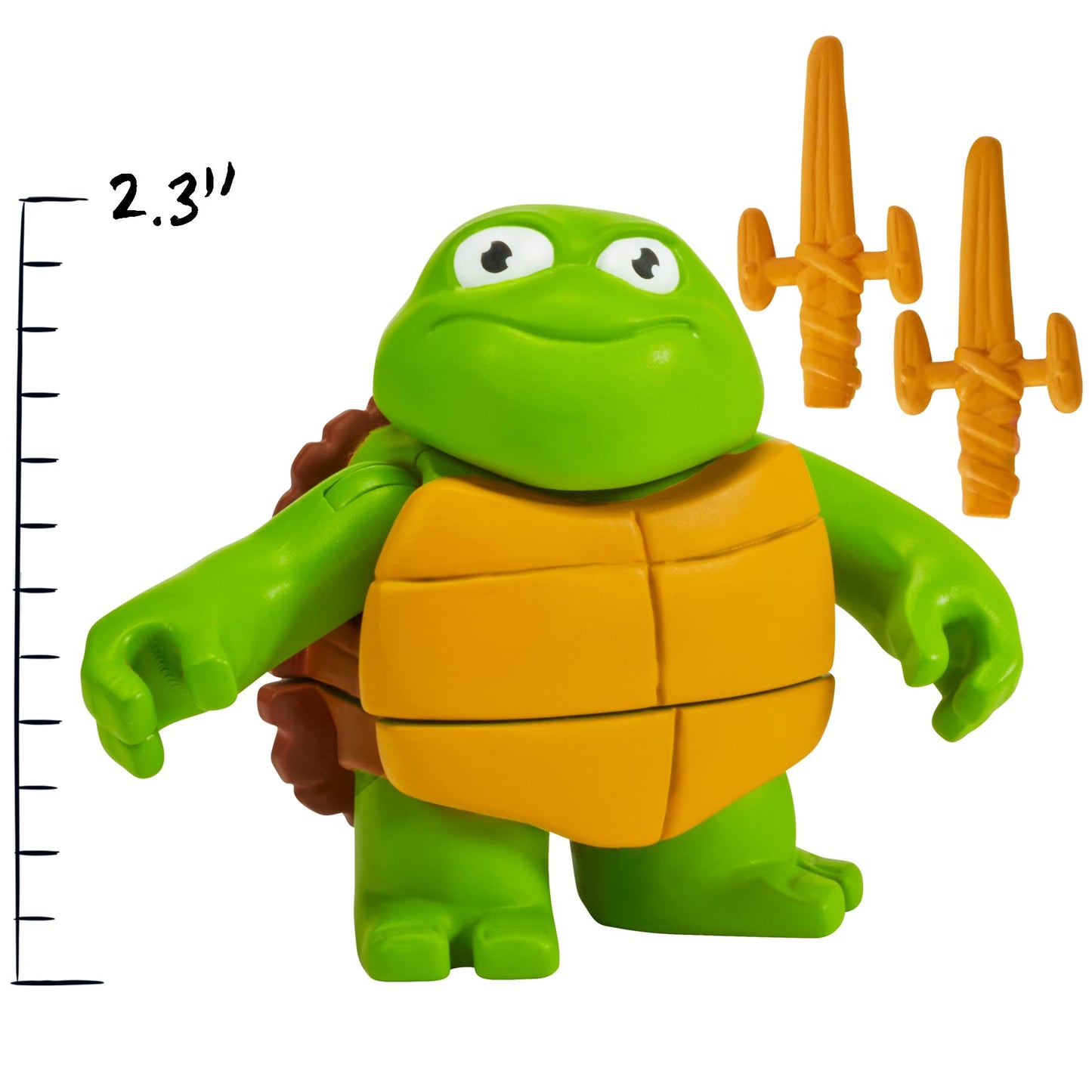 Teenage Mutant Ninja Turtles 83291 Turtle Tots Action Figure 2-Pack Featuring Michelangelo and Raphael. Ideal Present for Boys 4 to 7 Years and TMNT