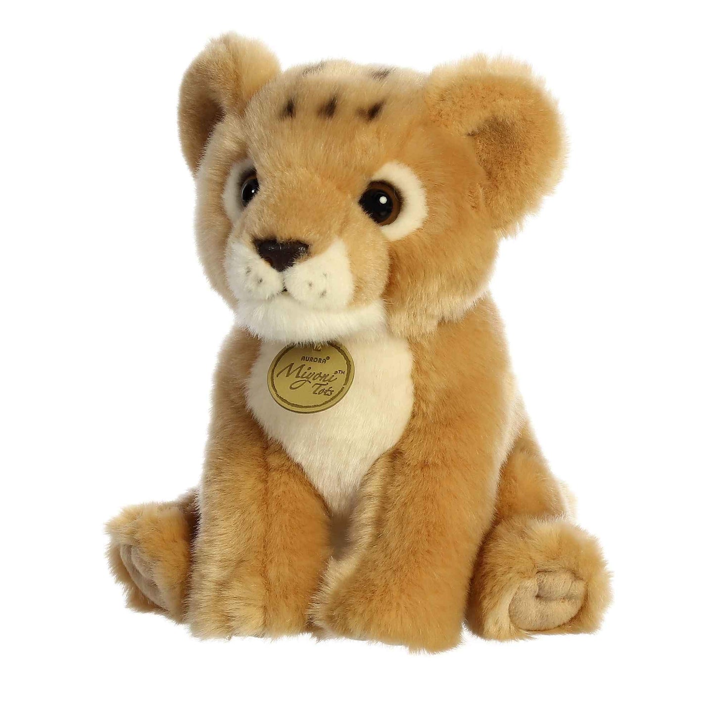 Aurora® Adorable Miyoni® Tots Lion Cub Stuffed Animal - Lifelike Details Make a Cherished Companion - Perfect for Decorating Bedrooms or Classrooms