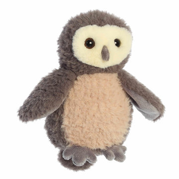 Aurora® Adorable Mini Flopsie™ Woodland Babies - Owlet™ Stuffed Animal - Mini Companions Ready for Playful Adventures - for Kids All Ages, Toddlers