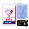 RIXUGIT 25-Pack 35pt One Touch Magnetic Card Holders for Sleeved Cards