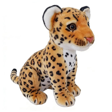 TUKVESZE Brown Cheetah Stuffed Animals 8 inch, Cute & Lifelike Cheetah Stuffed Animals Plush Toy, Gifts for Boys and Girls (8 inch)