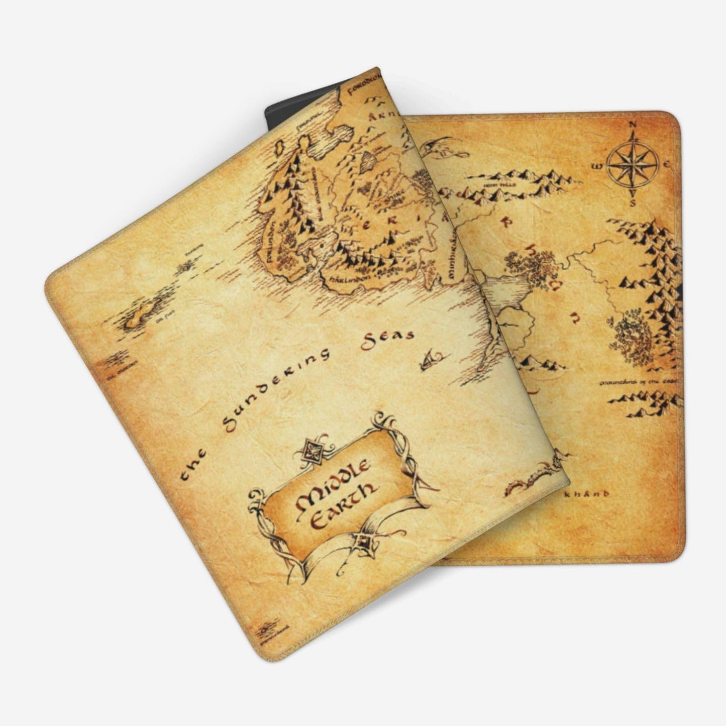 MTG Playmat TCG Playmat Board Game Card Game Trading Card Game Play mat Desk pad Original Hand-Painted Stitched Edges Smooth Surface Rubber Base Aged