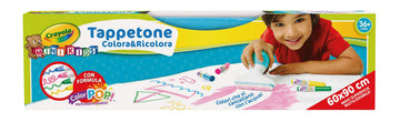 Crayola Color & Erase Mat, 4 Washable Markers & A Kids Coloring Mat, Travel Coloring Kit, Gifts for Kids