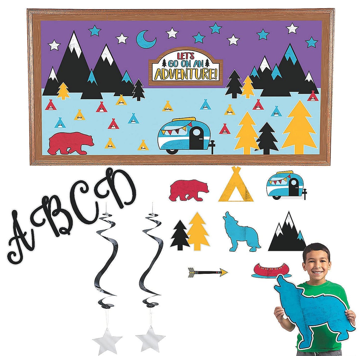 Fun Express Adventure Classroom Decorating Kit - Educational