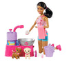 Barbie Suds and Hugs Pups African-American Doll Playset