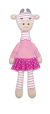 Apple Park Organic Farm Buddies - Georgia Giraffe Plush Baby Toy for Newborns, Infants, Toddlers - Hypoallergenic, 100% Organic Cotton