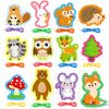 Omlisca Woodland Animals Lacing Cards for Kids 12 Pack Forest Animals Sewing Cards Owl Fox Bear Woodland Theme Party Decor Arts and Crafts Gifts