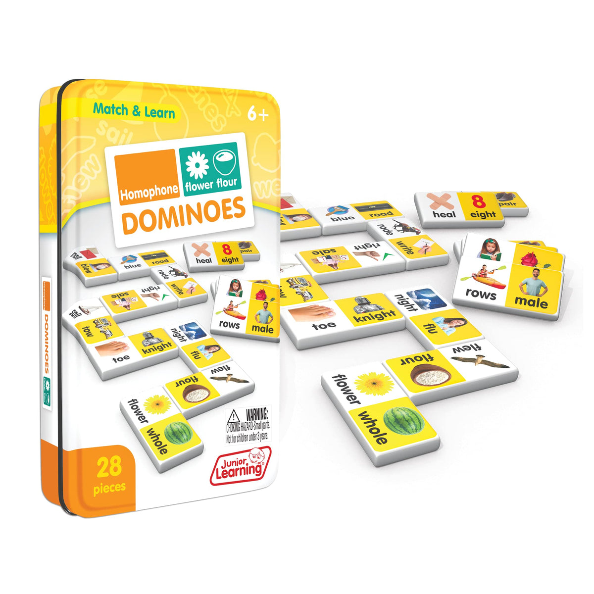 Junior Learning Homophone Match & Learn Dominoes