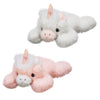 Niceup 7in Unicorn Matching Stuffed Animals for Little Girls Twins Sisters Unicorn Stuffy Weighted Plush Toys (Pink and White, 2-Pack)