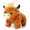 Tubistar 11.5" Highland Cow Stuffed Animal?Soft and Fluffy Highland Cow Stuffed Animal, Best Gift for Kids & Girls Halloween, Christmas or Birthday