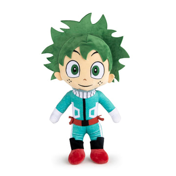 Jay Franco Anime Plush Pillow Buddy - Soft Plushie Stuffed Pillow, Green - Deku