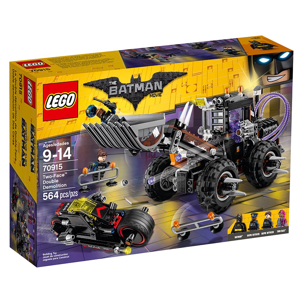 LEGO Batman Movie Two-Face Double Demolition 70915 Building Kit