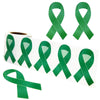 Llxieym Green Ribbon Awareness Stickers Mental Health Awareness Ribbon Sticker for Cerebral Palsy, Liver Cancer, Mental Health, Charity Public Social