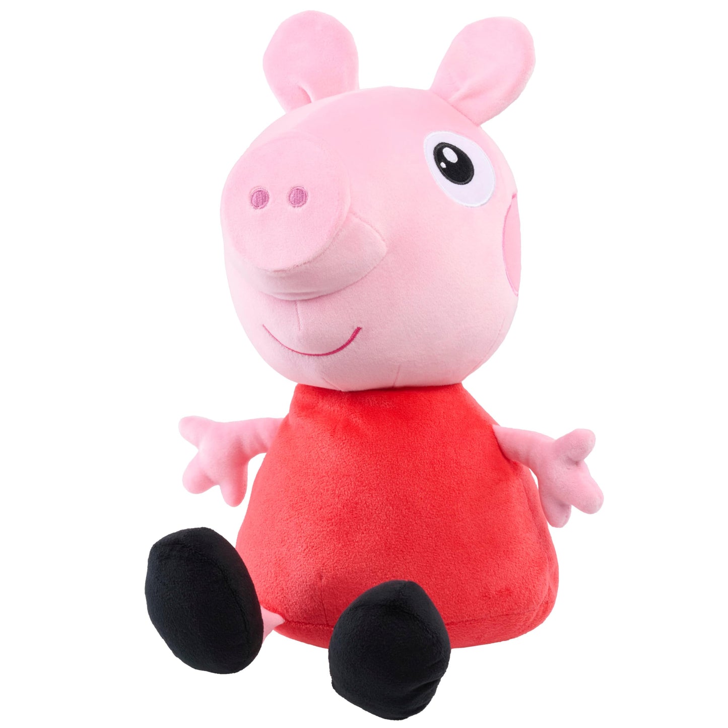 Peppa Pig 2 lb Weighted Large Plush, 12-inch Stuffed Animal, Kids Toys for Ages 2 Up by Just Play