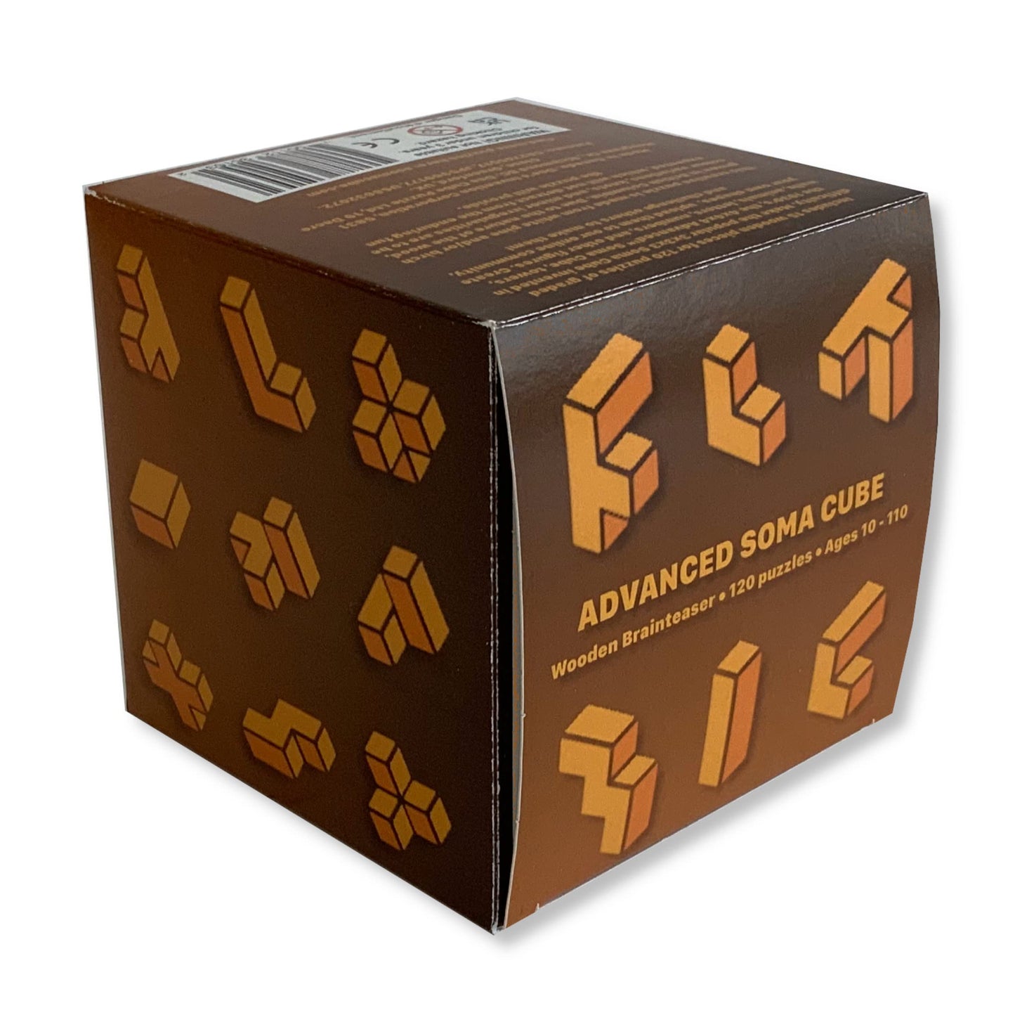 Generic Advanced Soma Cube, Light Brown