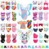 BARWA 5 Sets Swimwear Swimsuit Beach Bikini Bathing Clothes with Shoes for 11.5 Inch Doll…