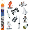 Safari Ltd Space TOOB With 10 Out Of-This-World Toy Figurines, Including 2 Astronauts, 1 Space Chimp, 6 Space Craft, And More! - For Ages 3 And Up