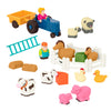 Battat Little Farmer's Playset Farm Animal Play Set, 25 Pieces, Toddler