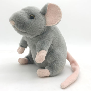 JIANEEXSQ Cute Simulation Mouse Plush Toy Realistic Lifelike Rat Stuffed Animal Model Doll Gift Collection for Kids