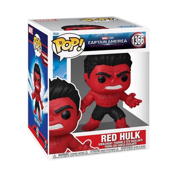 Funko Pop Super: Captain America: Brave New World - Red Hulk - Collectable Vinyl Figure - Gift Idea - Official Merchandise - Toys for Kids & Adults