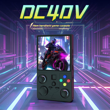 CWOHNRT DC40V Retro Handheld Game Console ,4.0 Inch IPS Screen Open Source Retro Video Gaming Console,Preloaded Classic Games with Multiple