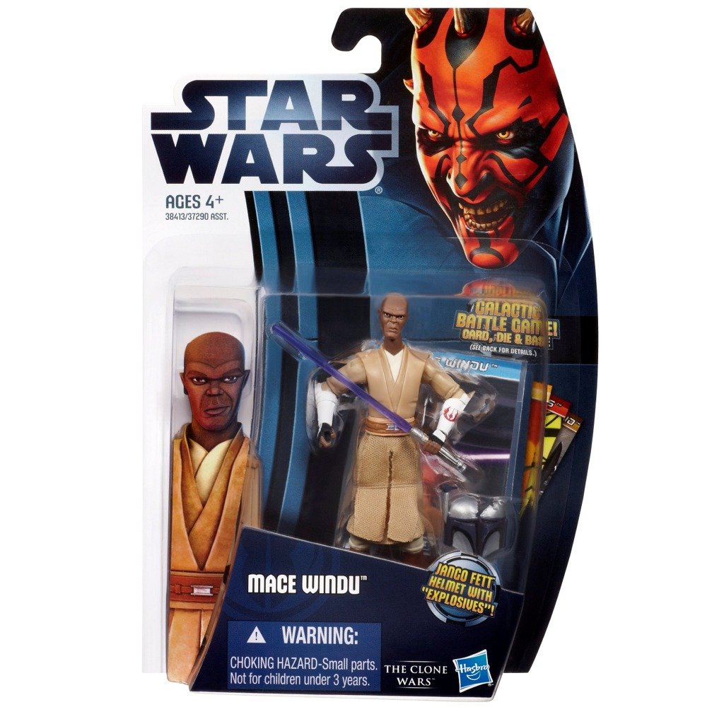 Star Wars: Clone Wars 2012 Animated Series 3.75 inch Mace Windu Action Figure