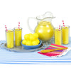 Sophia's 18" Doll 12 pc. Lemonade Stand Set with Doll-Sized Pitcher, Table Runner and Service for Four