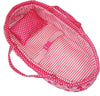 Pink Daisy Doll Carrier Bassinet Bed Carrier & Pillow, 18" | Baby Doll Bassinets, Play Baby Doll Carrier, Doll Baby Carriers, Baby Doll Carrier Bed