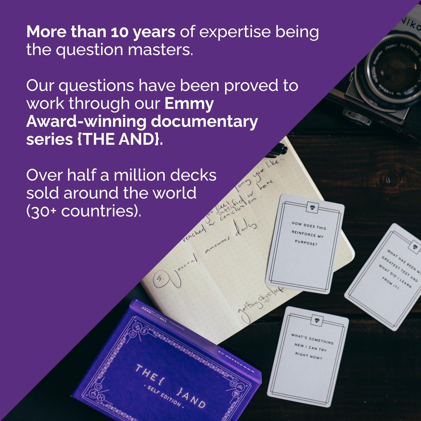{THE AND} Self Love Edition - 199 Self Reflection Cards to Improve Self Awareness - Self Care Question Card Deck to Prompt Mindfulness & Meditation