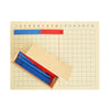 MONTESSORI OUTLET Addition Strip Board for 3-6 Years Montessori Education at School and Home