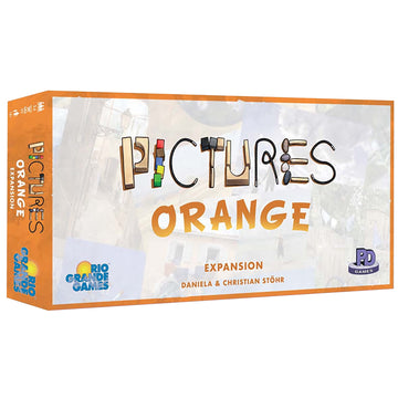 Rio Grande Games Pictures Orange Expansion Board Game for Family, Creative Party Games with 55 New Cards, Play for Ages 14 Plus, 3-6 Players