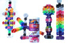 Lux Blox Mega Flexer Rainbow Building Set - 143 Piece Flexible STEM Construction Toy for Kids Ages 6+ | Fidget Sensory Toy | STEAM Learning Blocks |