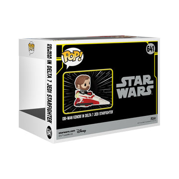 Funko POP! Rides: Star Wars - OBI-Wan Kenobi in Delta 7 - Collectable Vinyl Figure - Gift Idea - Official Merchandise - for Kids & Adults - Movies