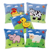 Kaplan Early Learning Company Farm Animal Pillows - Set of 5