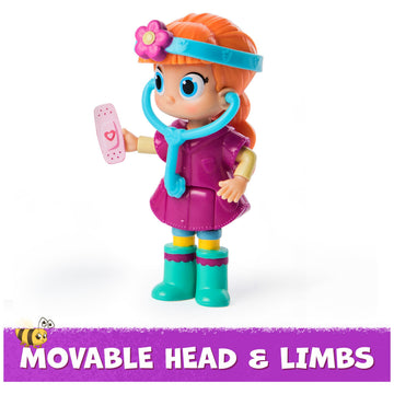 Vida The Vet, Check Up & Care Friendship Pack with 5 Action Figures, Stethoscope, Headlamp, & Sticker Sheets, Kids Toys for Girls & Boys Ages 3 and up