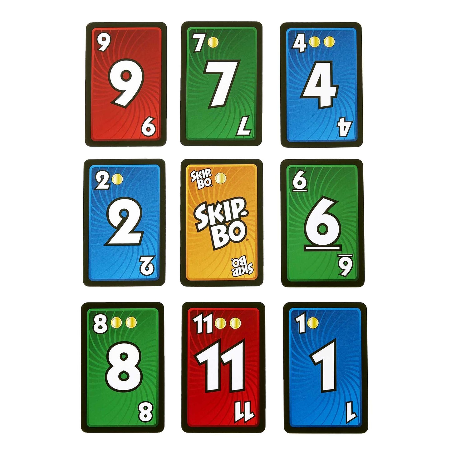 Mattel Games Skip-Bo Masters Card Game for Adults, Family Night & Parties, Play Numbers in Order for 2 for 6 Players