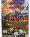 Saddle Mountain Souvenir Colorado Souvenir Playing Cards - Modern Travel Playing Cards for All Ages