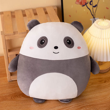 Grafingy Cute Panda Plush Pillow, 8 inch Panda Stuffed Animal Toy Kawaii Plushies Hugging Pillow Gifts for Room Decor Kids Birthday Valentine