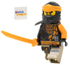 LEGO Ninjago Core: Cole Minifigure with Katana Sword