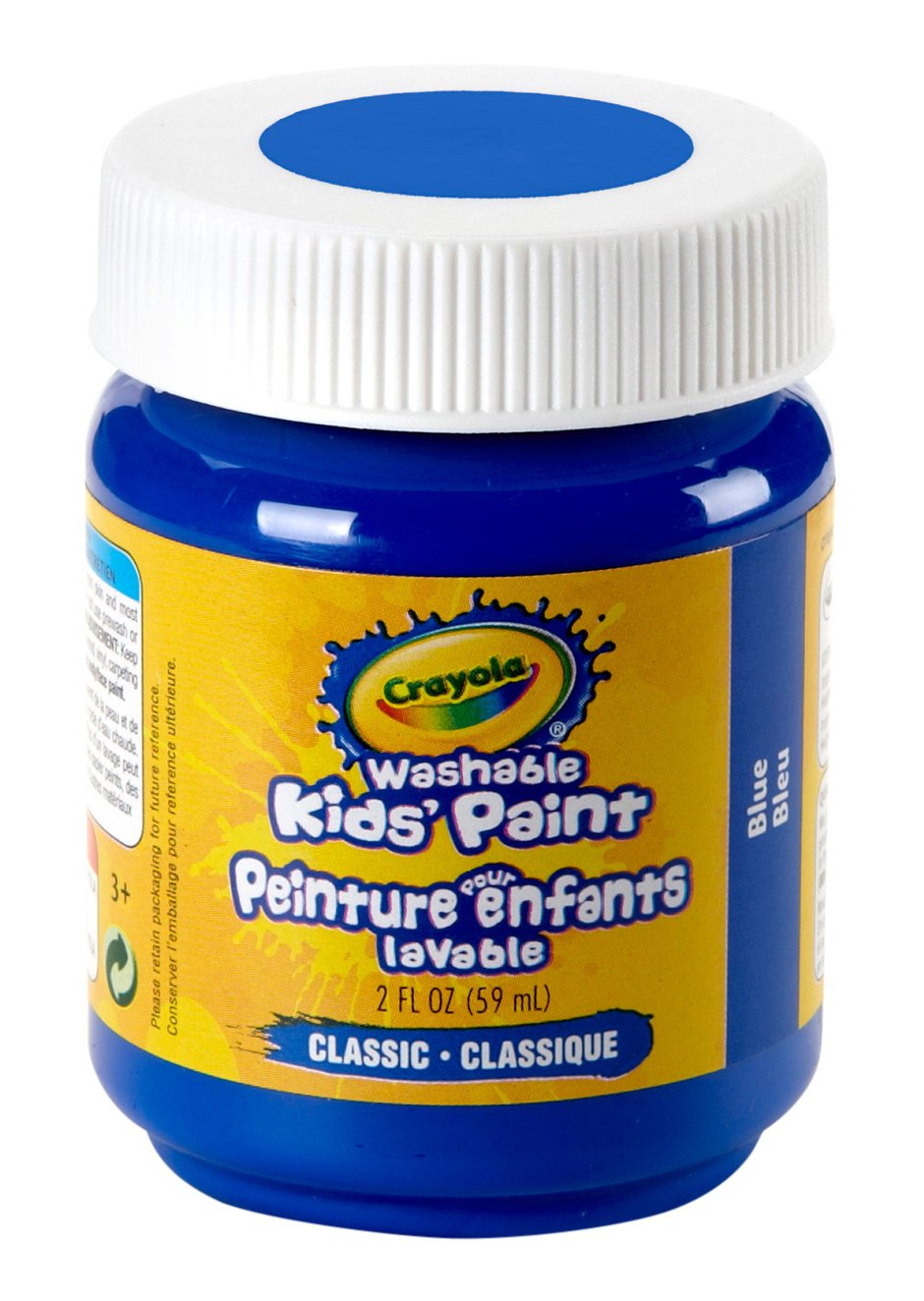 Crayola Washable Kids Paint, 2 oz, Blue