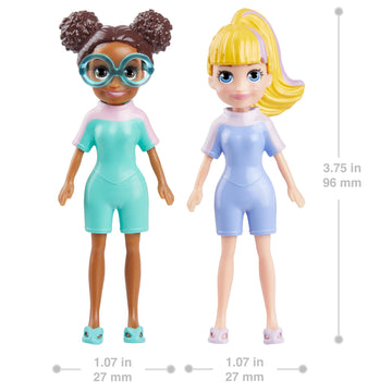 Polly Pocket Large Surf Fashion Pack Playset for Girls Ages 4 and Up