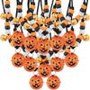 Fun Express Jack-O’-Lantern Jingle Bell Bead Necklace Craft Kit - Craft Kits - 12 Pieces