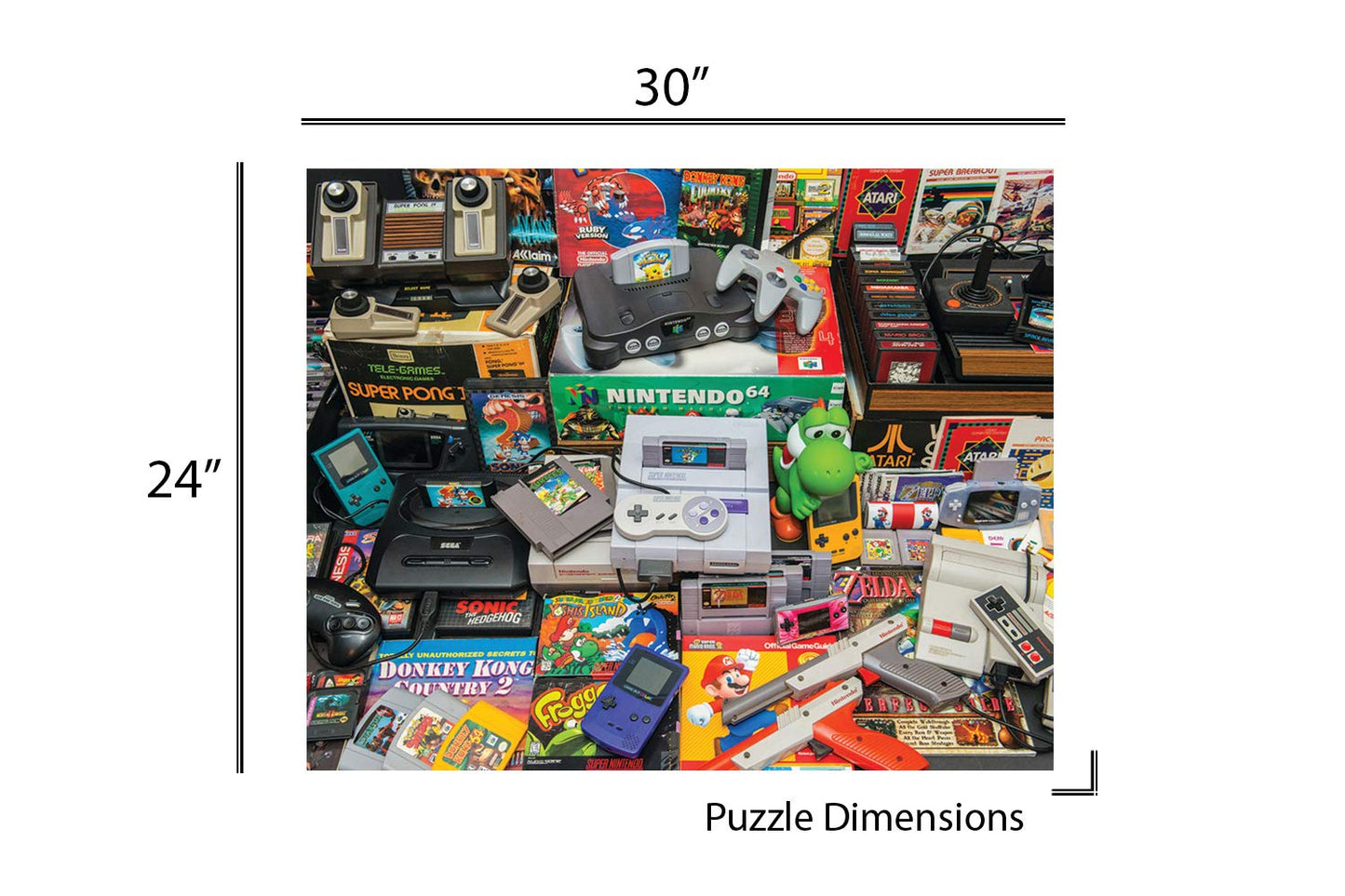 Springbok's 1000 Piece Jigsaw Puzzle Gamer's Trove, Multi