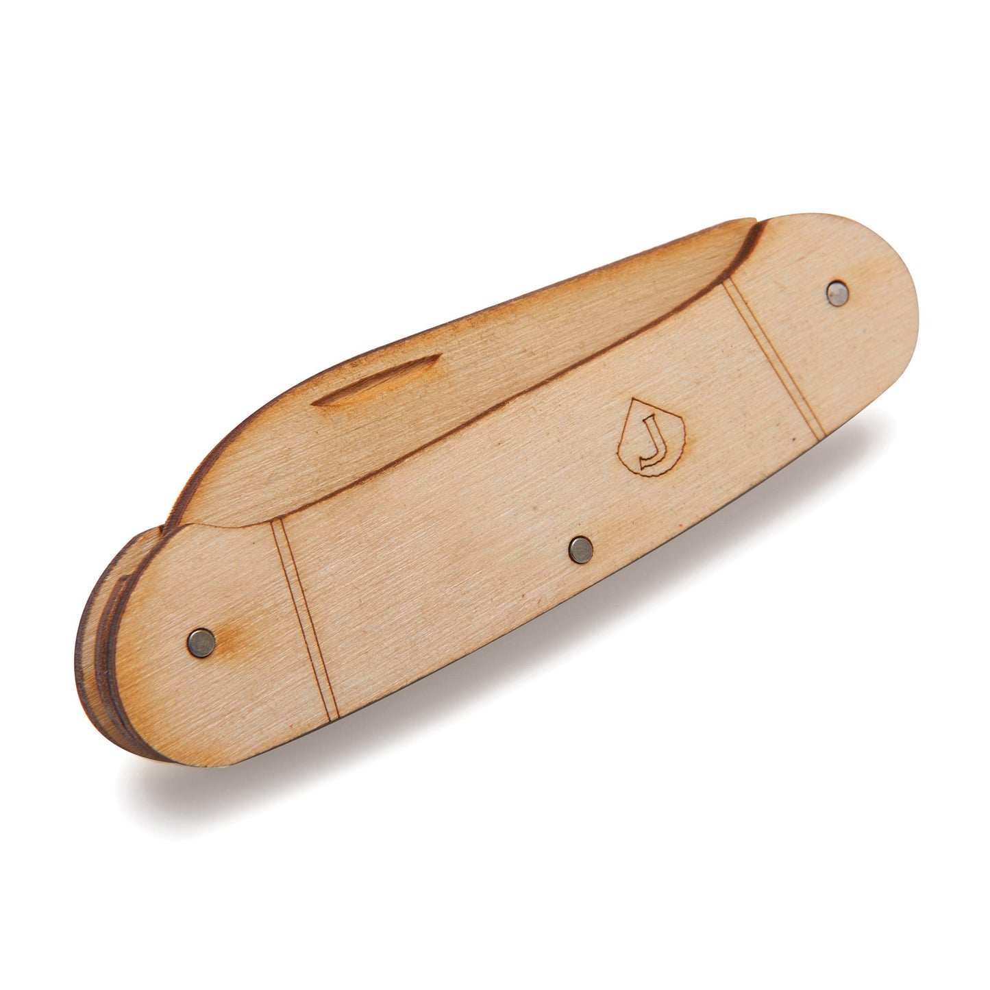 Channel Craft Canoe Wooden Knife Kit USA Tin Box