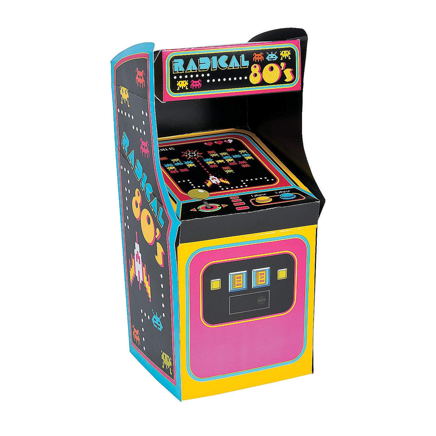 Fun Express Totally 80's Party Centerpiece - Retro Old School Video Game Themed Party Decor - Perfect 80’s Themed Birthday Parties Game Night Events