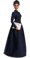 Barbie Inspiring Women Doll, Ida B. Wells Collectible with Blue Dress & Newspaper Accessory